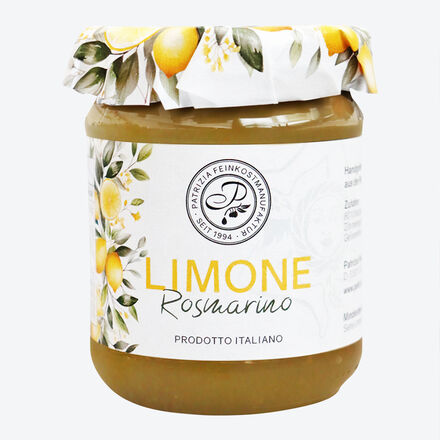 Produktbild fr 'Zitrone-Rosmarin-Fruchtaufstrich (80 % Frucht): Kulinarische Alternative zu industrieller Einheitsmarmelade'