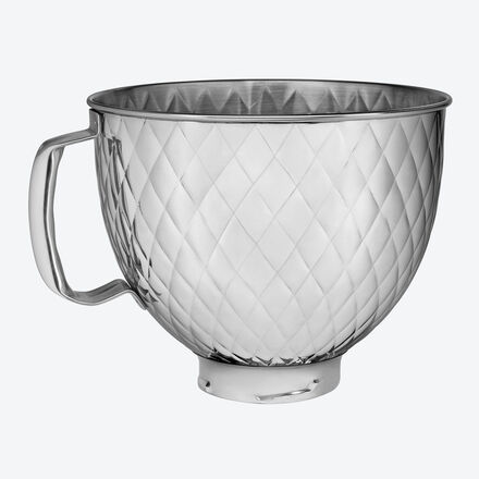 Produktbild fr 'Zubehr KitchenAid Kchenmaschine: Edelstahl-Rhrschssel in Steppoptik'