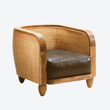Produktbild fr 'Zweifarbiger Lambert Clubsessel im ewig modernen Design der 1920er Jahre'