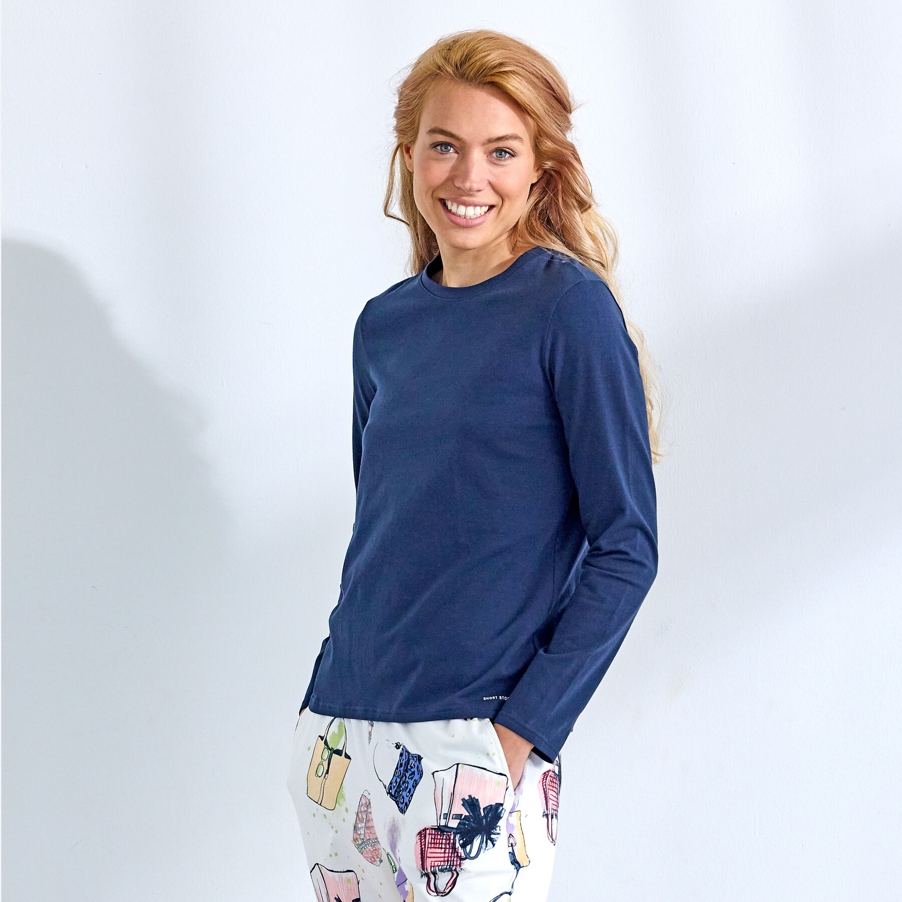 Luxus T Shirt 95 Baumwolle 5 Elasthan Damen Ebenbild