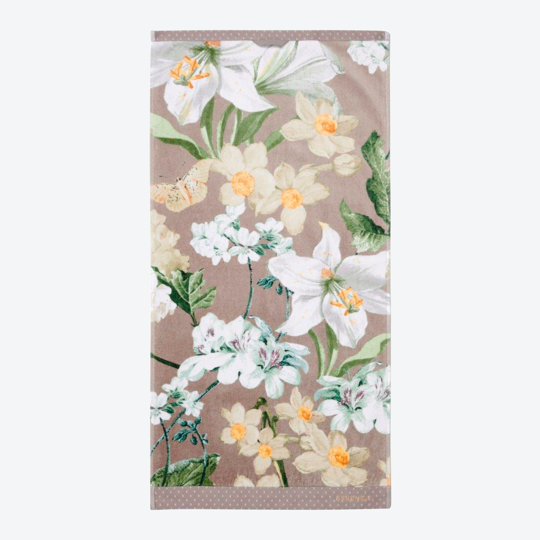 Duftöllampe GRETA - Kugelige Steingut-Lampe Mit Blumenmotiv Für ätherische Öle