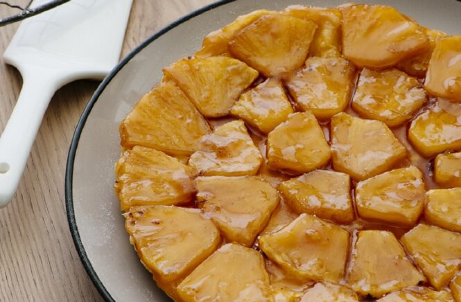 Rezept Ananas Tarte Tatin mit Vanillekaramell