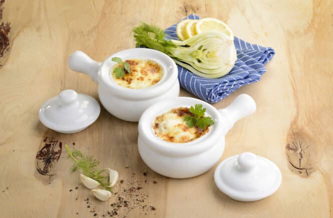 Gratinierte französische Fenchelsuppe | La Gazette des Gourmets