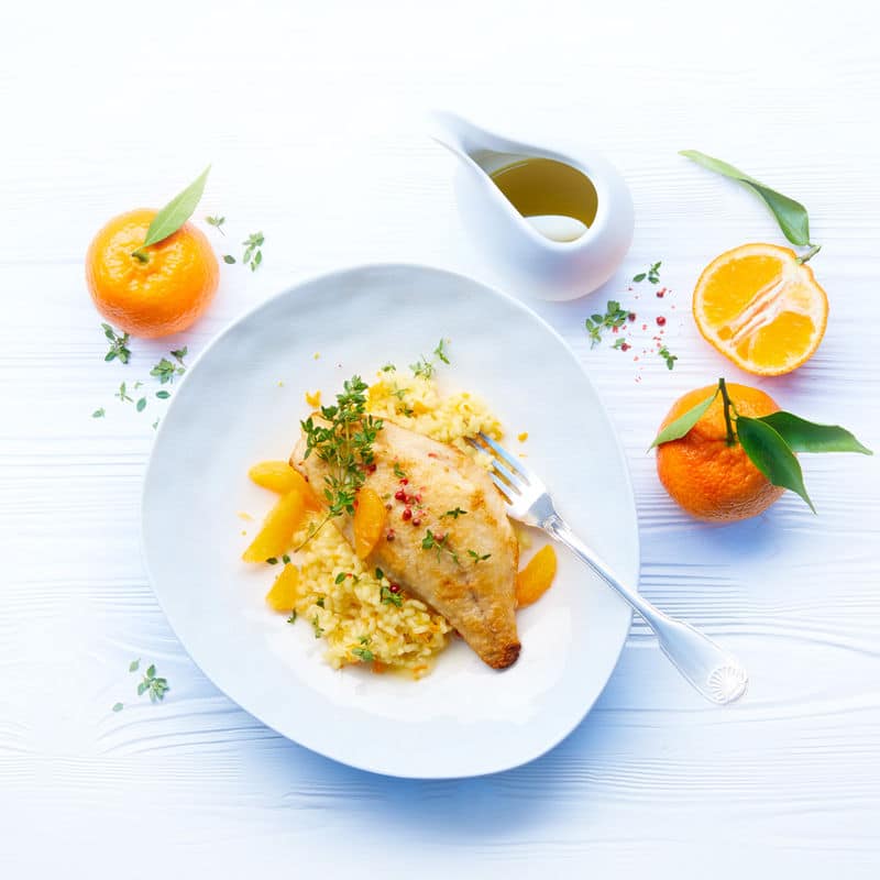 Mandarinen Risotto